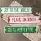 Joy to the World Street Sign -