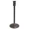 Distressed Black Candle Holder - 11.75" ;