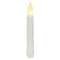 Rustic White Timer Taper - 6" -