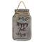 Happy Fall Metal Mason Jar Ornament;