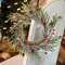 Mountain Pine w/ Berries Wreath - 12" - F10060;