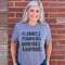 Flannels, Pumpkins, Bonfires, & Hayrides T-shirt L24;