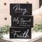 Pray More, Worry Less Wooden Block - 3 asst;