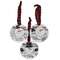 Happy Snowman Shiplap Ornaments - Set of 3