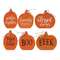 Chunky Reversible Pumpkins, 3 Asst;