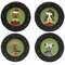 Christmas Dog Plates - 4 Asst;