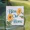 Bless Our Home Vintage Metal Wall Plaque;
