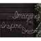 Inspire, Imagine, Dream Script Metal Ornament - Set of 3;