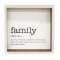 Family Definition Shadow Box Sign #34921
