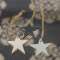 #35133 Small Wooden Star Ornaments, 3/Set