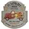 Pumpkin Patch Truck Metal Sign;