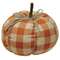 Orange Buffalo Check Pumpkin - Medium