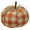 Orange Buffalo Check Pumpkin - Medium #CS37712