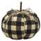 Black Buffalo Check Pumpkin - Small