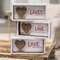 Slat Wood Heart Shadowbox, 3 Asstd.