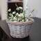 Gray Split Willow Basket