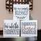 Farmhouse Shiplap Box Sign, 3 Asst.;