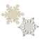 Wood Snowflake Sitter, 2 Asstd.