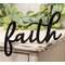 #35427, Hanging Black Script Faith Sign