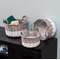 #BB3S036 White Dipped Willow Bushel Basket Planters, 3/Set