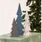 Snowy Farmhouse Colors Wooden Trees, 3/Set