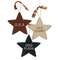 Patriotic Words Star Ornament, 3 Asstd. #35389