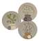 Winter Mason Jar Tag Plate, 3 Asstd.