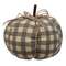 Gray Buffalo Check Pumpkin - Large #CS37708