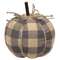 Gray Buffalo Check Pumpkin - Small;