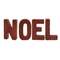 NOEL Cutout Letters, Set of 4;