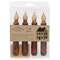 4/Pkg, Burnt Burgundy LED Tapers