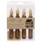 4/Pkg, Burnt Mustard LED Tapers #84884