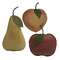 Stiffened Primitive Fruit, 3 Asstd.