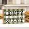 Comfy & Cozy Green Buffalo Check Box Sign 91030;