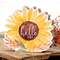 Hello Fall Chunky Watercolor Sunflower Sitter;