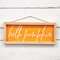Hello Pumpkin Inset Framed Sign 91037;
