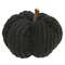 Black Chenille Pumpkin 7.5" #CS38240