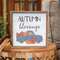 Autumn Blessings Pumpkin Truck Distressed Frame 35526;