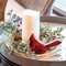 Chunky Wood Cardinal Sitter 35553;