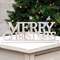 Weathered Wood Merry Christmas on Base 35664;