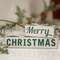 Plaid Merry Christmas Wooden Blocks, 2/Set 35721;