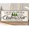 Weathered Locally Grown Christmas Trees Wooden Sign 60370