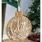 Believe Engraved Bulb Ornament Sign 70076