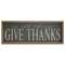 #91016 Give Thanks Weathered Framed Sign