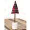 Red/Black/Gray Fabric Tree 14" CS38205