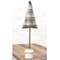Gray Plaid Fabric Tree 20" CS38206;
