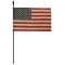 Teastained USA Flag Pick, 18" (10.5" x 6.75" flag) #CS38210