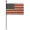 Teastained USA Flag Pick, 18" (10.5" x 6.75" flag)