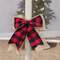 Buffalo Check and Burlap Bow 14446