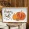 Happy Fall Y'all Distressed Wooden Frame 35523